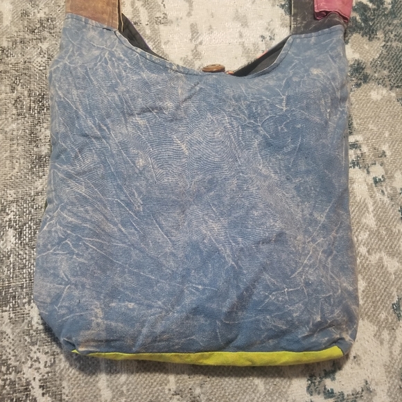 Patch Work Crossbody Bag - Picture 3 of 5